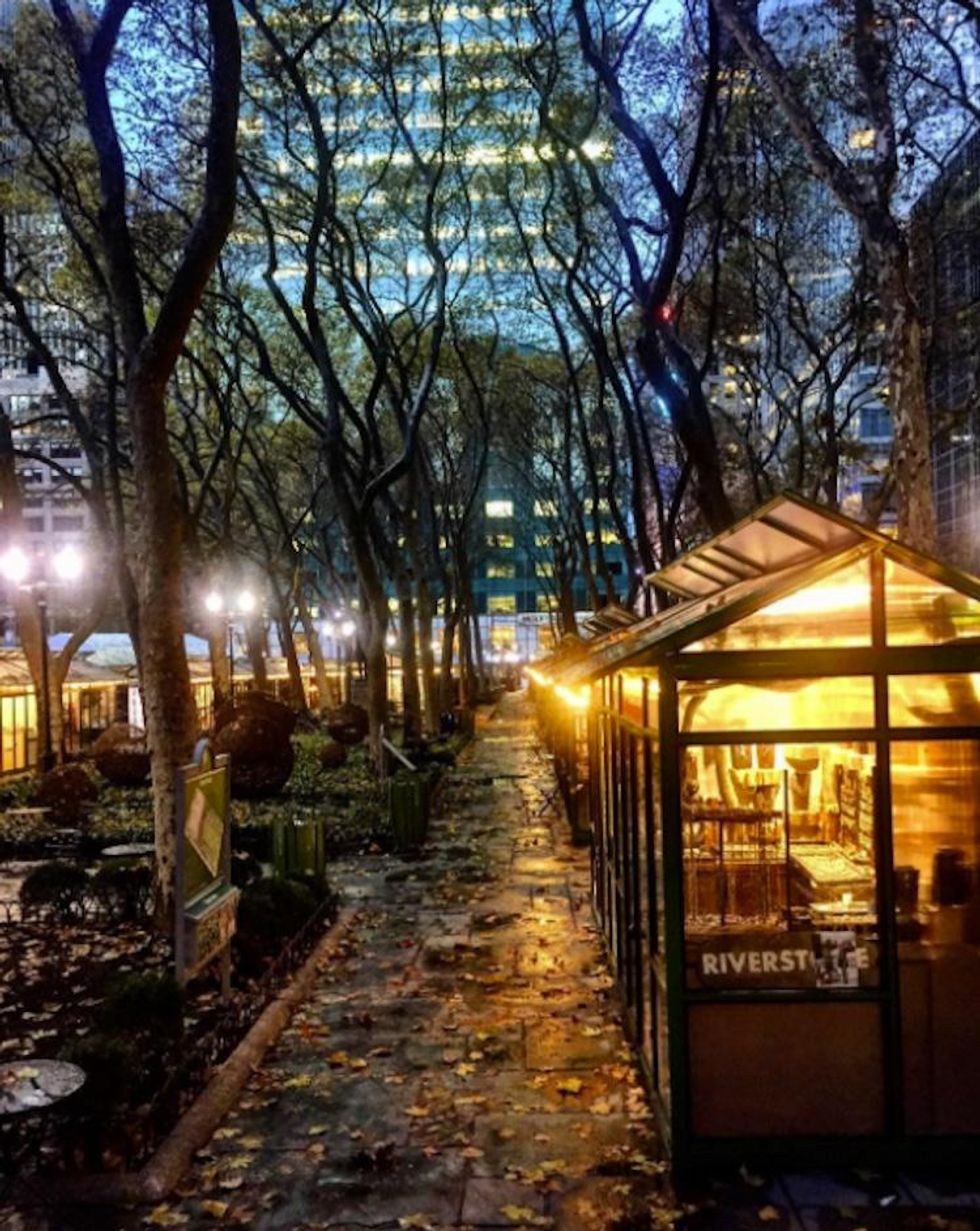 Winter Village at Bryant Park