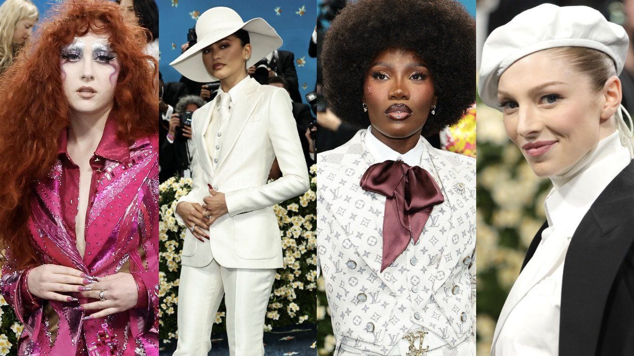women in suits at the met: Chappell Roan, Zendaya, Doechii, Hunter Schaefer