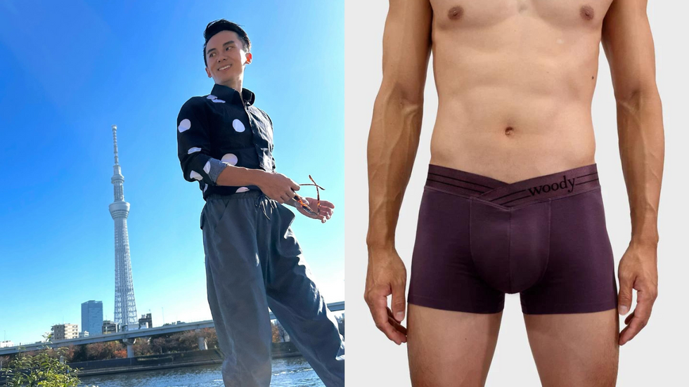 Woody Wu of Woody New York v-shaped underwear