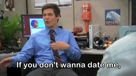 Workoholics don't want to date gif