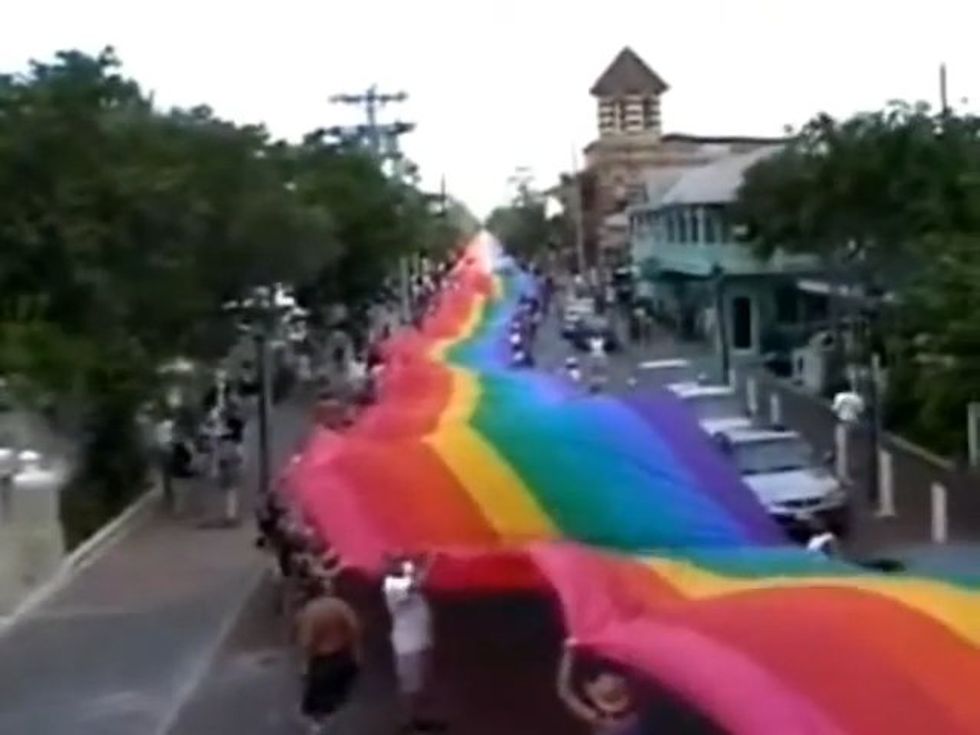 worlds longest pride flag