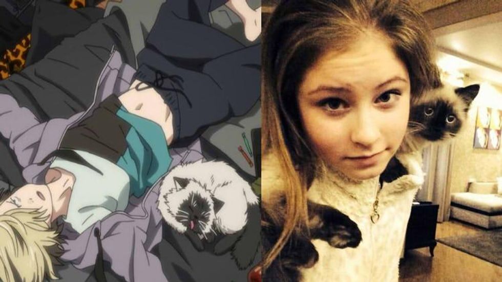 Yurio and Yulia Lipnitskaya