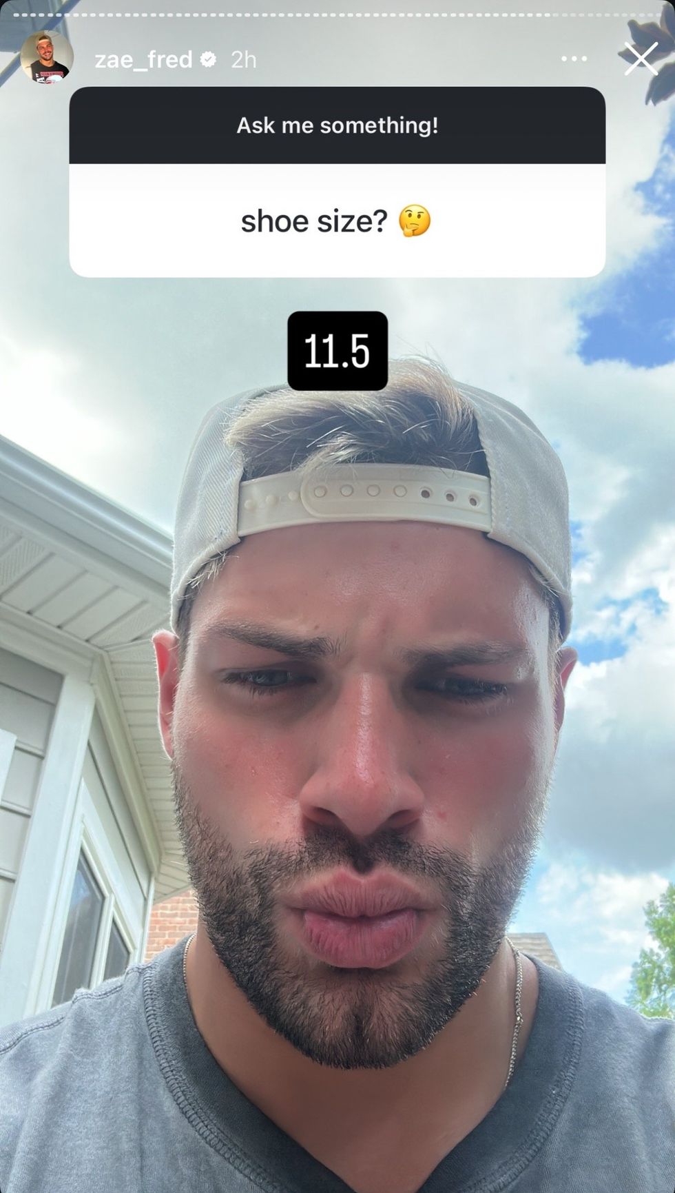 Zae Frederich answered \u200bBig Brother 27\u200b questions from fans via Instagram stories