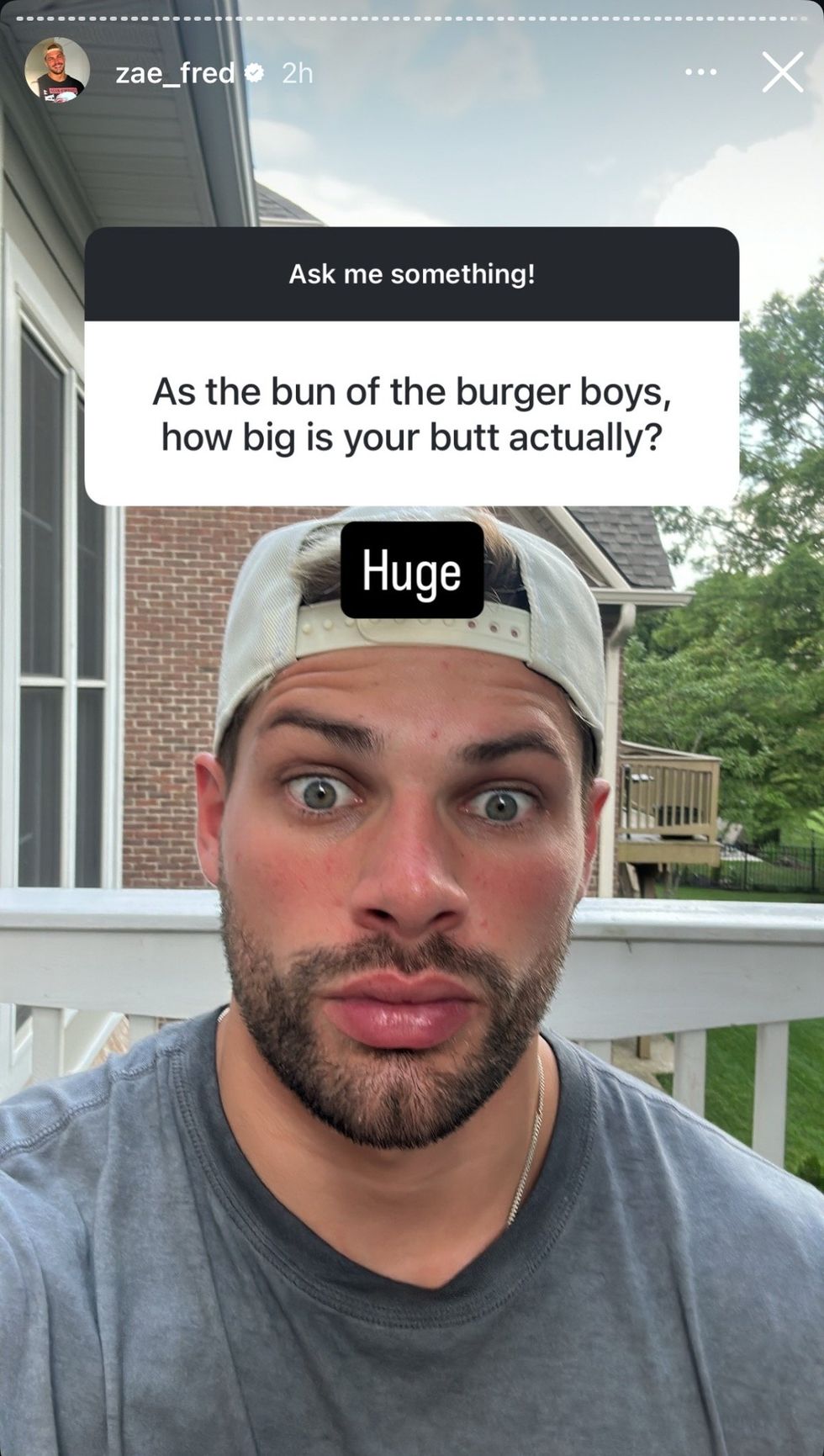 Zae Frederich answered \u200bBig Brother 27\u200b questions from fans via Instagram stories