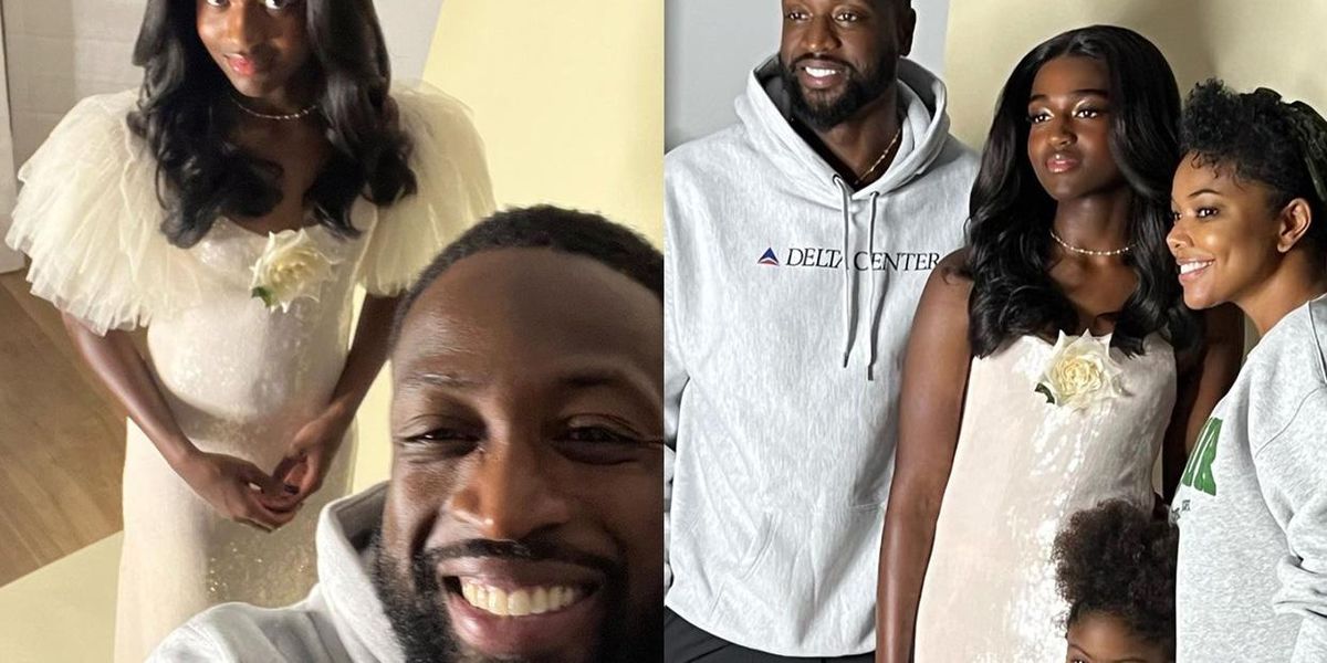 Dwayne Wade Gabrielle Union Gush Over Zaya S Winter Formal Dress Dwayne Wade Gabrielle Union Gush Over Zaya S Winter Formal Dress