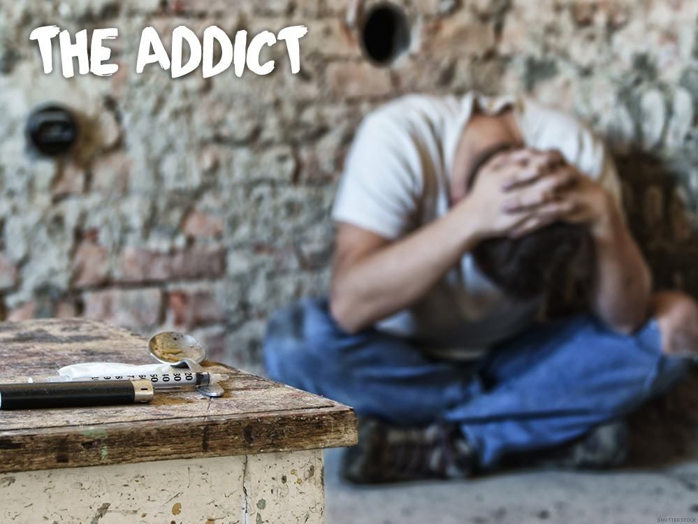 20. The drug addict