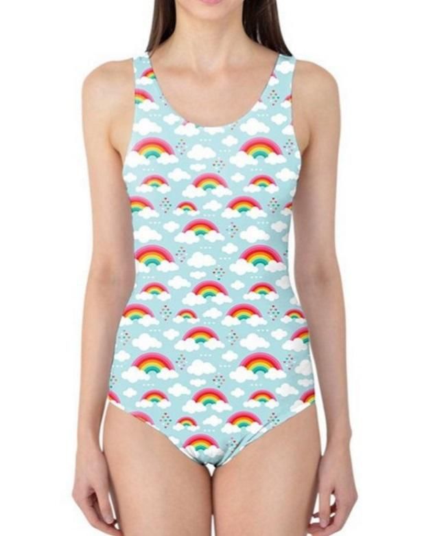 20 Amazing Rainbow Swimsuits for Maximum Poolside Cuteness