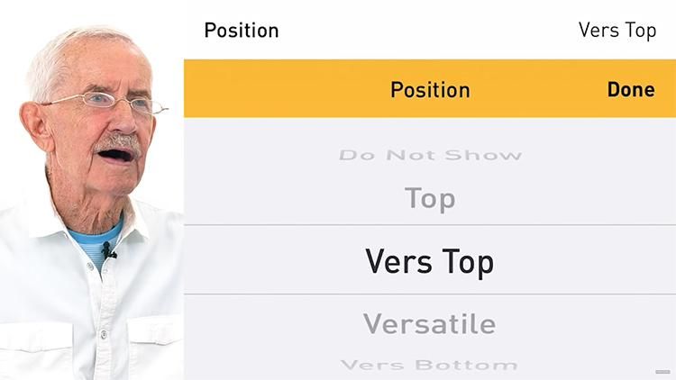 What is vers top