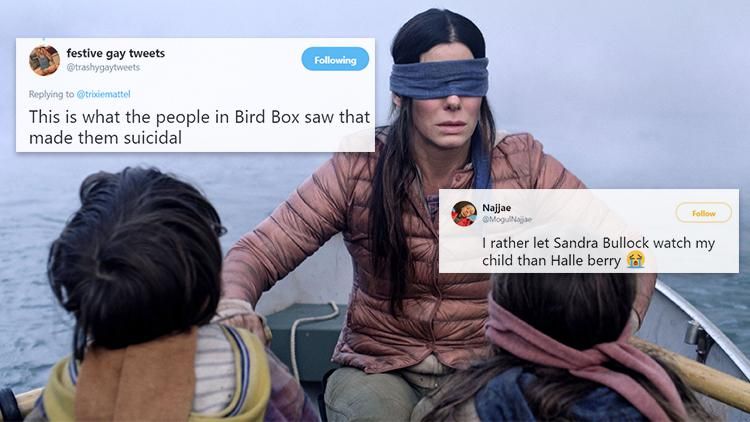 Netflix S Bird Box Inspired Some Really Gay Memes