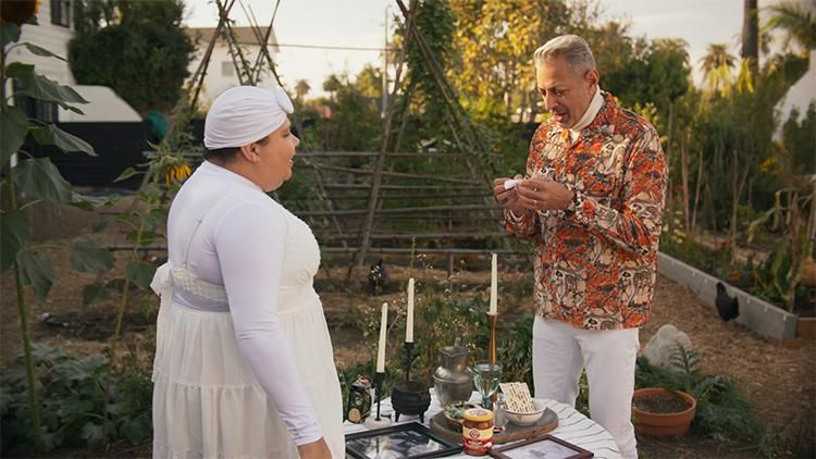 Krysta Venora and Jeff Goldblum